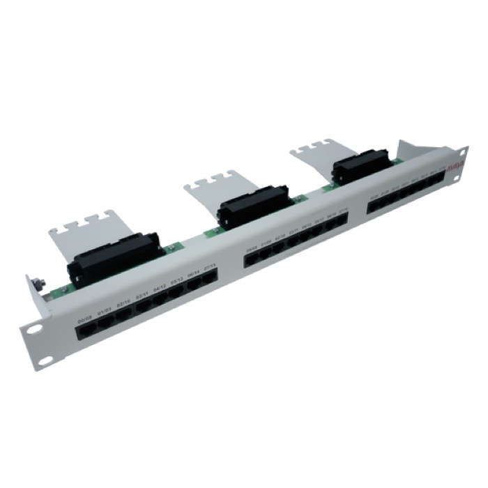 Patch Panel 24 Port RJ45 Amphenol